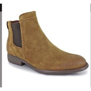 New Born Laney Chelsea ankle Bootie Short Flat Boots Women RUST Sz  9 M